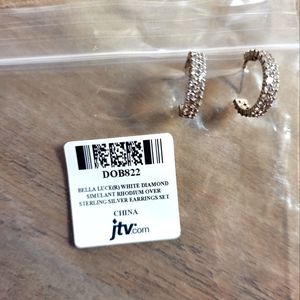 Bella Luce hugging hoop earrings